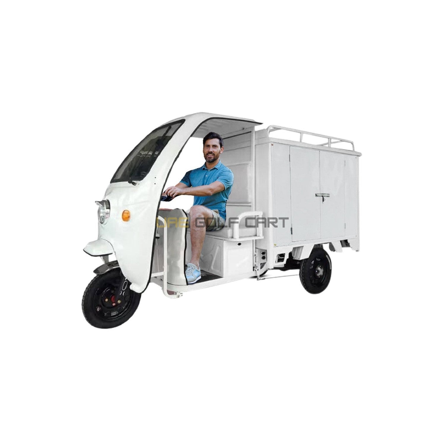 Electric Cargo Scooter UAE Golf Cart KV-KDC 60V 1200W 500kg Closed Cabin 1.5M Delivery Tricycle UAE - Cargo Bikes - Photo 7 | UAE Golf Cart