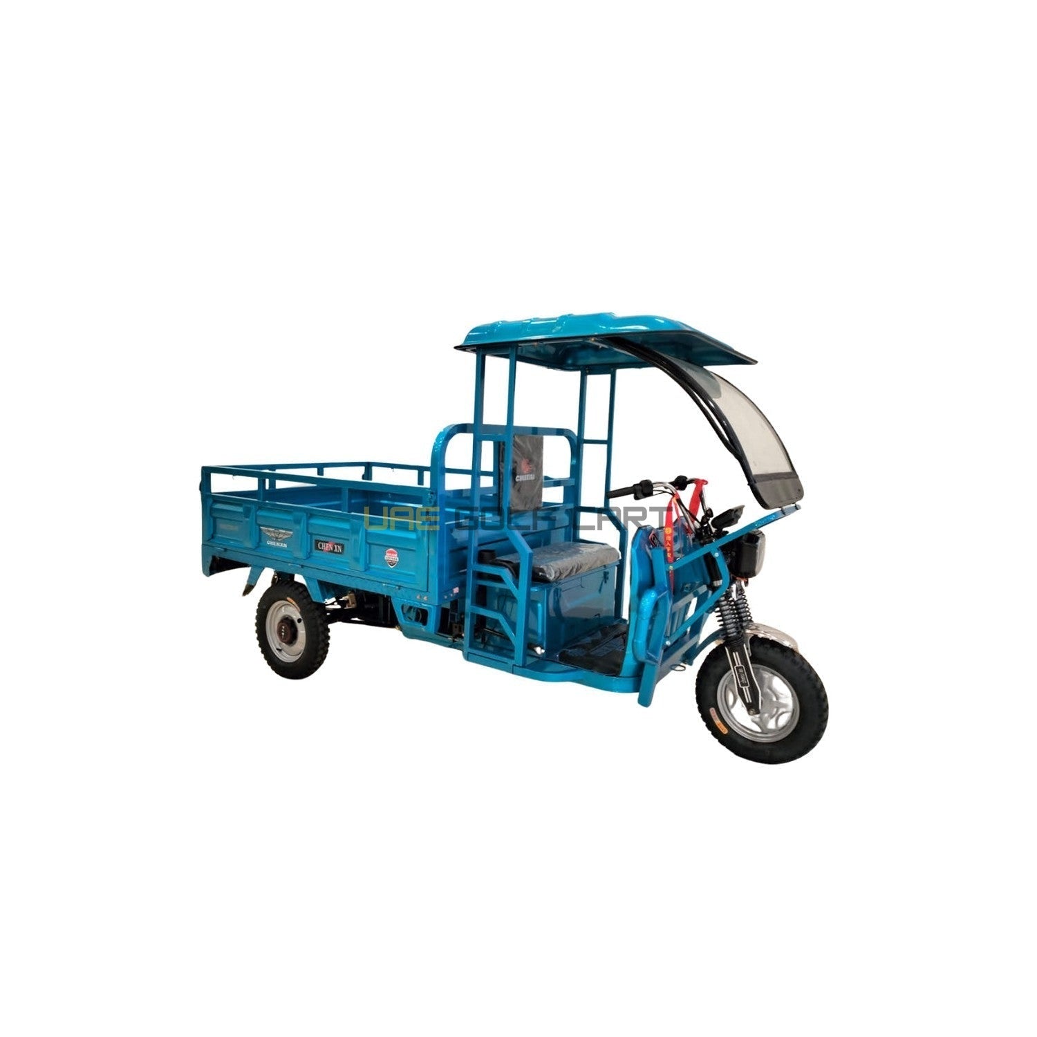 Electric Cargo Tricycle UAE Golf Cart Closed Cabin Tuktuk 60V 1500W 600kg 1.6M Trolley UAE - Cargo Bikes | UAE Golf Cart
