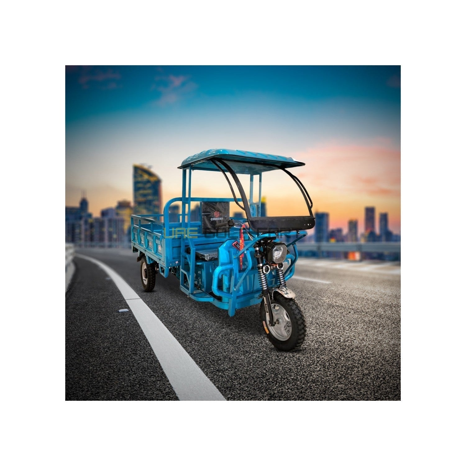 Electric Cargo Tricycle UAE Golf Cart Closed Cabin Tuktuk 60V 1500W 600kg 1.6M Trolley UAE - Cargo Bikes - Photo 7 | UAE Golf Cart
