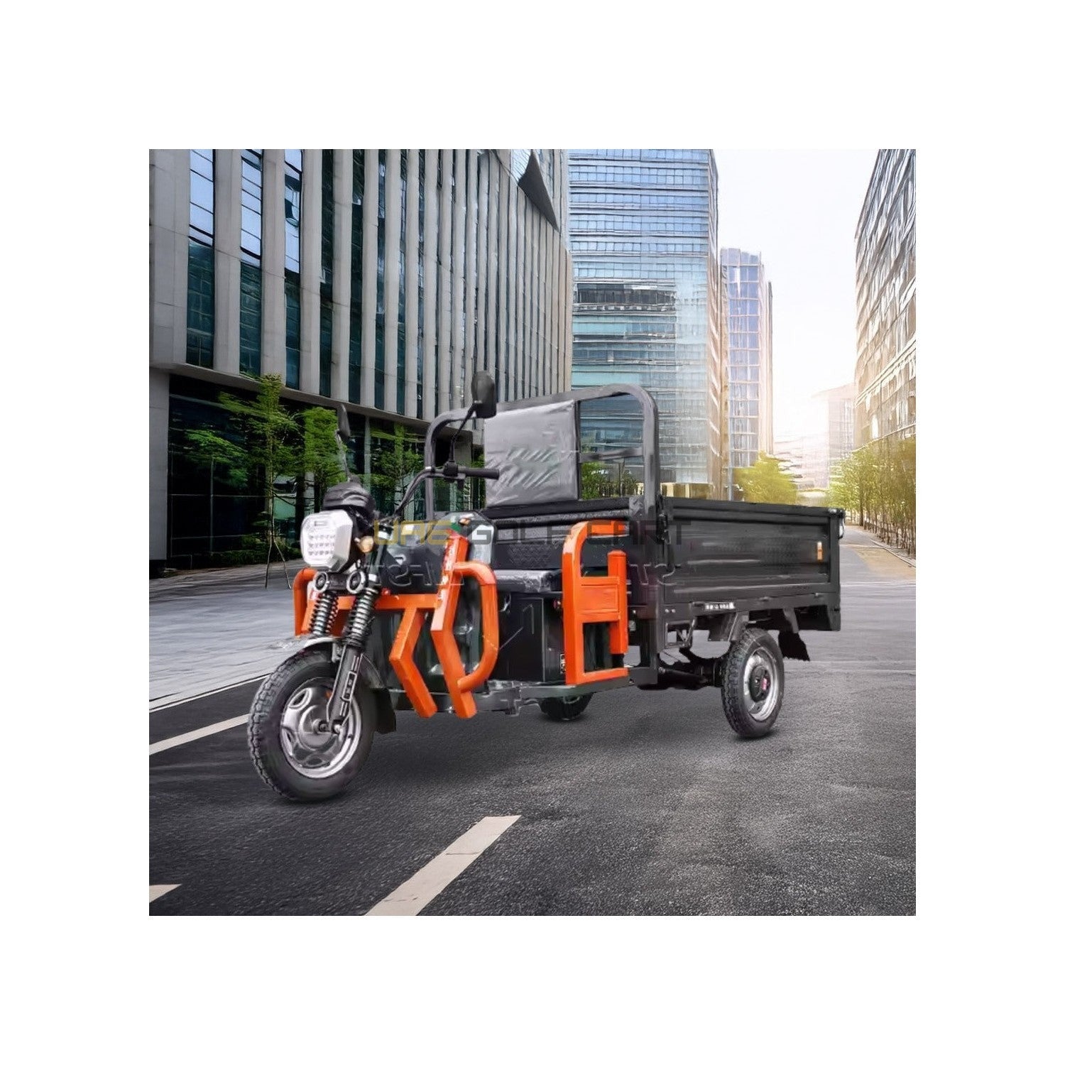 Electric Cargo Tricycle UAE Golf Cart Tuk Tuk 1.6M 1500W 60V 800kg 100km Range GCC UAE - Cargo Bikes | UAE Golf Cart
