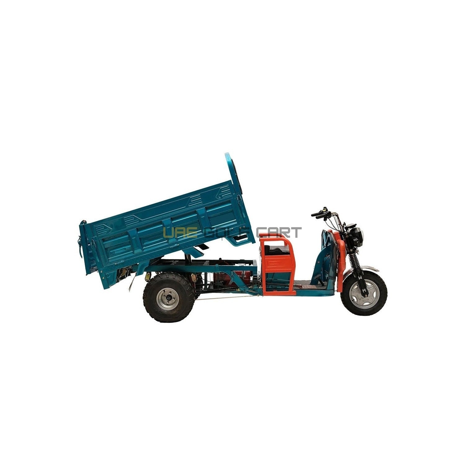 Electric Cargo Tuk Tuk 1.8M | 60V 1800W | 700KG Load | Hydraulic Dump Bed | Off Road Tyres | UAE Golf Cart - Cargo Bikes | UAE Golf Cart