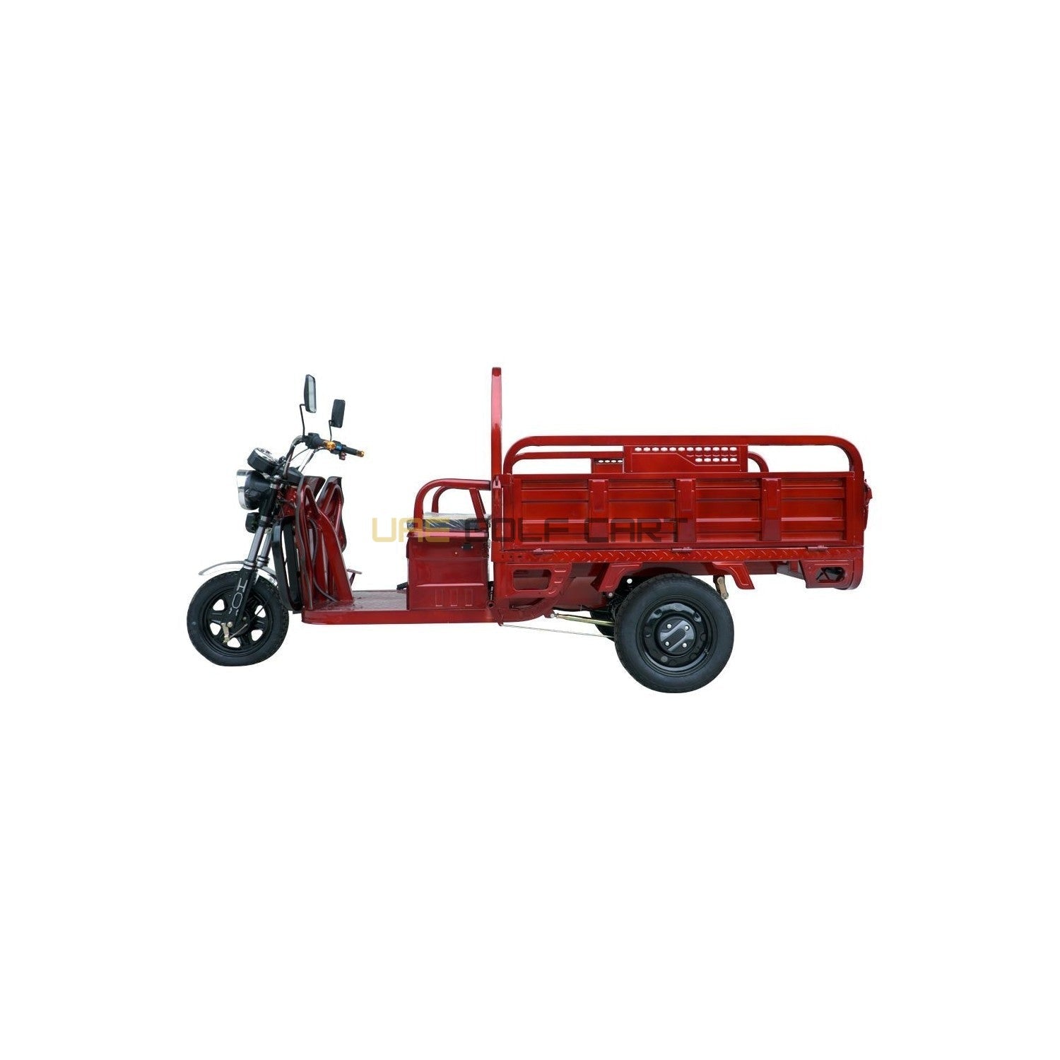 Buy Electric Cargo Tuk Tuk UAE Golf Cart 1.6M 1200W 60V 600kg Dump Trolley Open Body 3 Wheel UAE - Cargo Bikes at UAE Golf Cart
