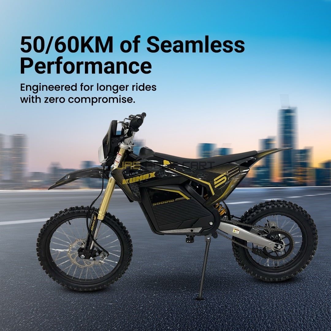 Electric Dirt Bike 72V 40Ah 3000W Off-Road for Adults and Teens - Electric Dirt Bikes | UAE Golf Cart