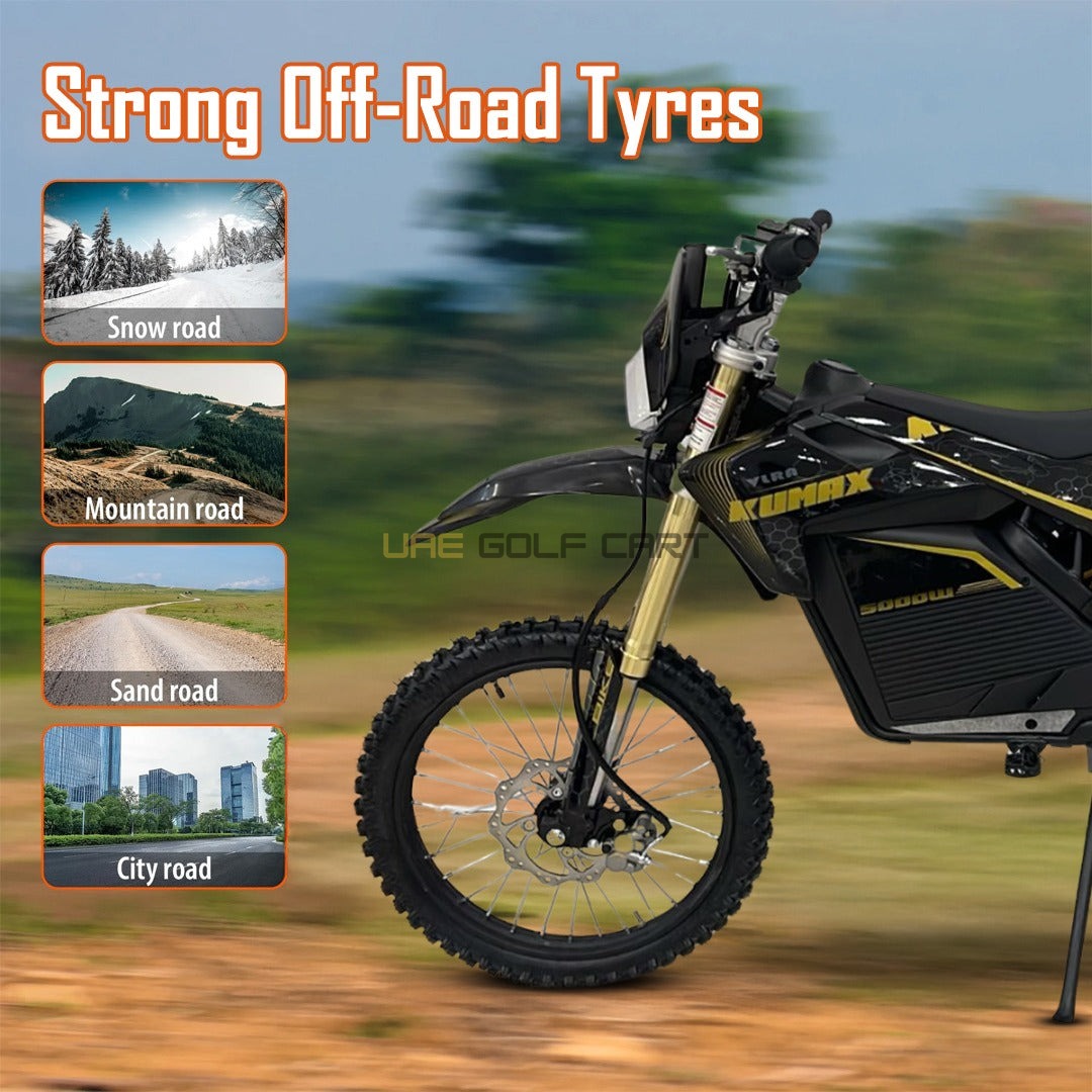 Electric Dirt Bike 72V 40Ah 3000W Off-Road for Adults and Teens - Electric Dirt Bikes - Photo 11 | UAE Golf Cart