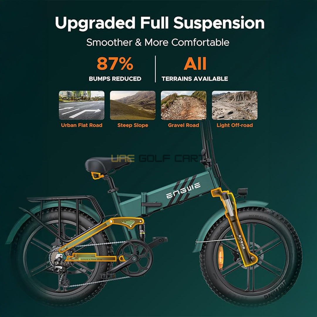 Electric Scooter 25 km/h 110 km Range Folding 52V 16Ah 31.6 kg - Electric Bikes - Photo 6 | UAE Golf Cart