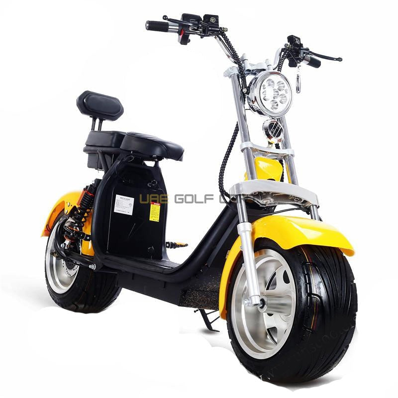 Electric Scooter 55 km/h 2000W Fat Wheels Removable 60V Battery - Electric Motorbikes & Mopeds - Photo 5 | UAE Golf Cart