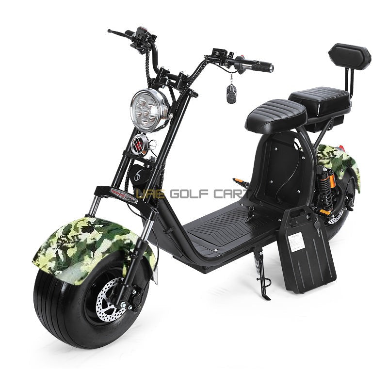 Electric Scooter 55 km/h 2000W Fat Wheels Removable 60V Battery - Electric Motorbikes & Mopeds - Photo 9 | UAE Golf Cart