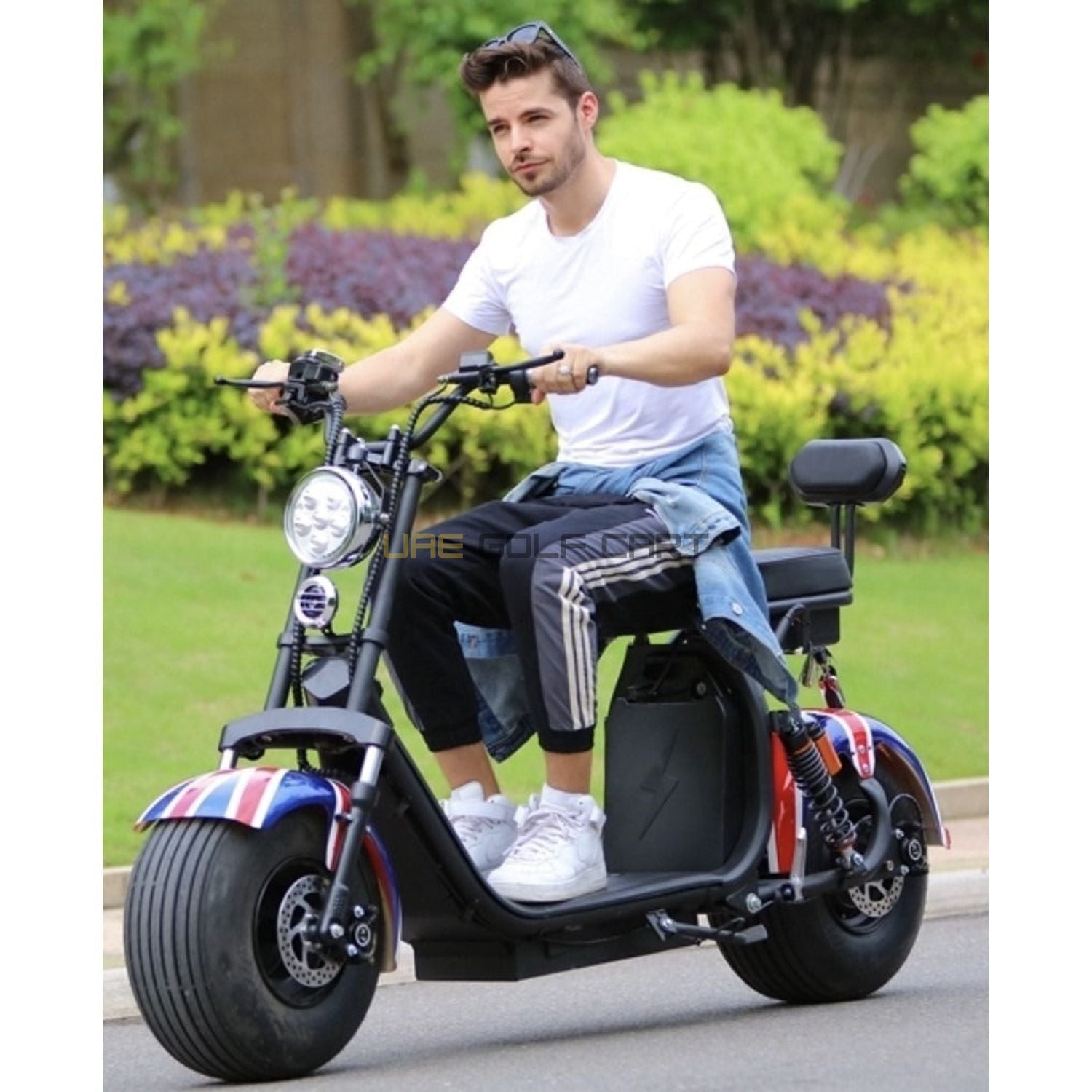 Buy Electric Scooter 55 km/h 2000W Fat Wheels Removable 60V Battery - Electric Motorbikes & Mopeds at UAE Golf Cart
