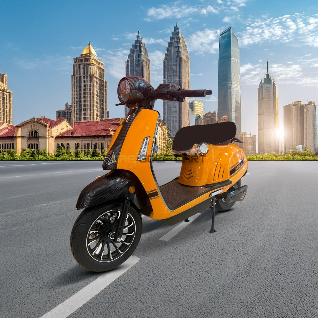 Electric Scooter 60V 1200W Removable Lithium Battery with Wide Seating - Electric Motorbikes & Mopeds | UAE Golf Cart