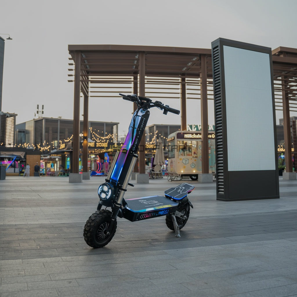 Electric Scooter 60V 40Ah Dual Motor 6000W 90 km/h Foldable Off-road 13" Tires - Foldable Electric Scooters - Photo 8 | UAE Golf Cart