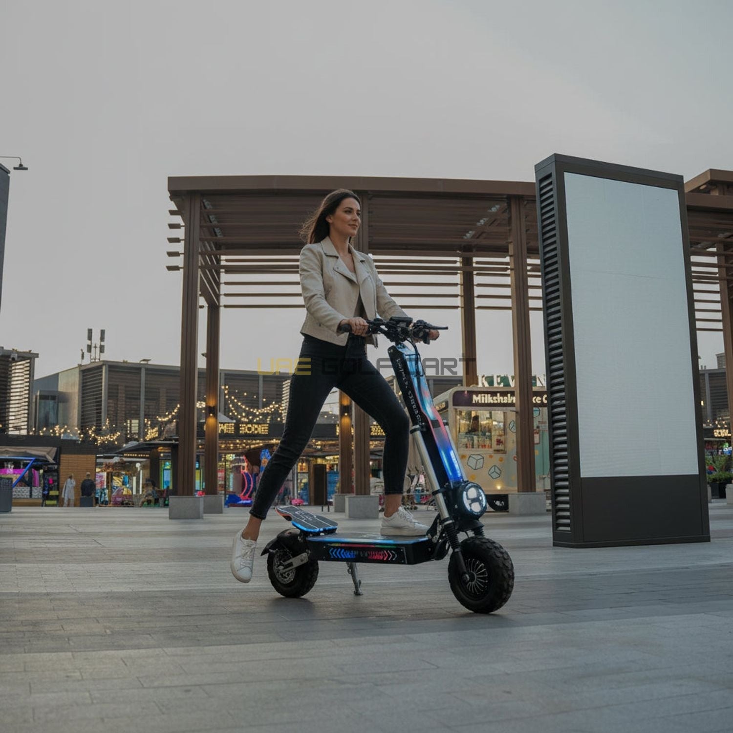 Buy Electric Scooter 60V 40Ah Dual Motor 6000W 90 km/h Foldable Off-road 13" Tires - Foldable Electric Scooters at UAE Golf Cart