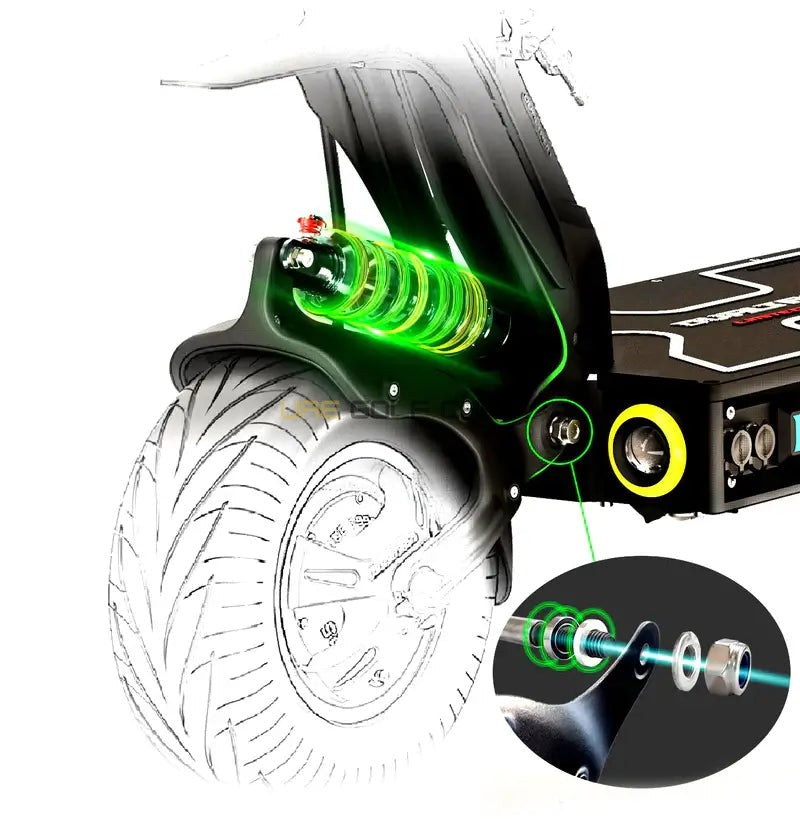Electric Scooter 84V 60Ah Foldable with 2000W Dual Hub Motor and 55 mph Top Speed - Foldable Electric Scooters - Photo 8 | UAE Golf Cart