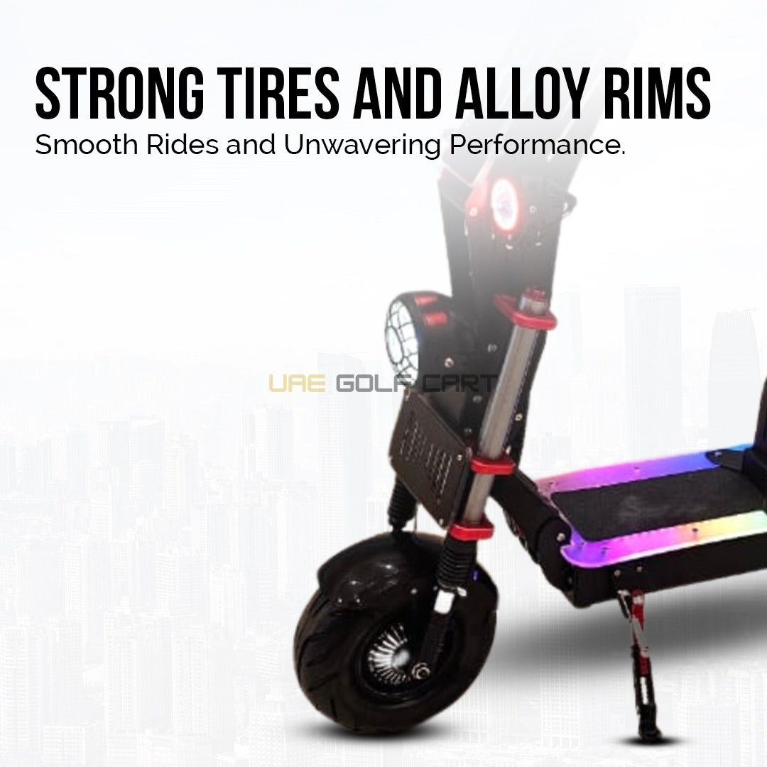 Electric Scooter Dual Motor 8000W 90 km/h Top Speed 70 km Range 150 kg Load - Foldable Electric Scooters - Photo 15 | UAE Golf Cart
