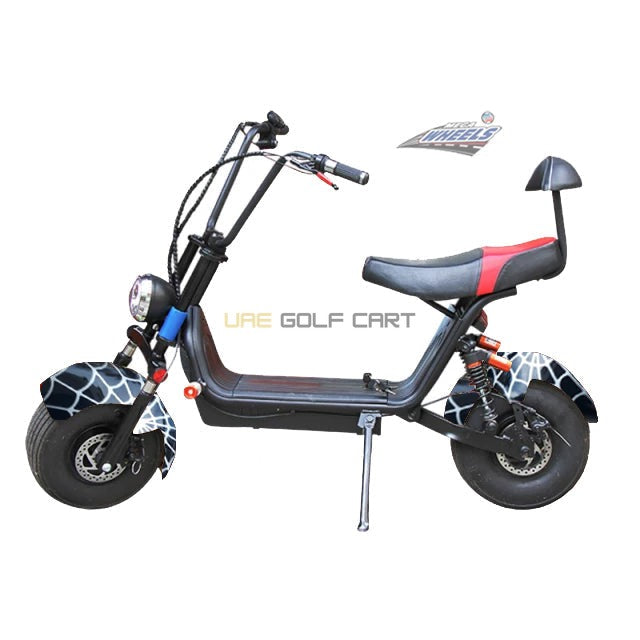 Electric Scooter Medium Fat Tire with Removable 48V 12Ah Battery 1000W Motor 30 km/h Speed - Electric Motorbikes & Mopeds - Photo 12 | UAE Golf Cart
