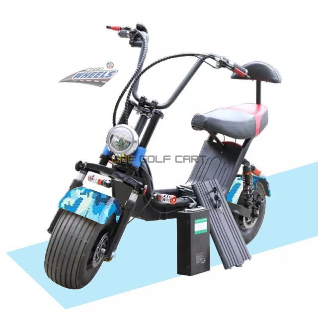 Electric Scooter Medium Fat Tire with Removable 48V 12Ah Battery 1000W Motor 30 km/h Speed - Electric Motorbikes & Mopeds - Photo 18 | UAE Golf Cart