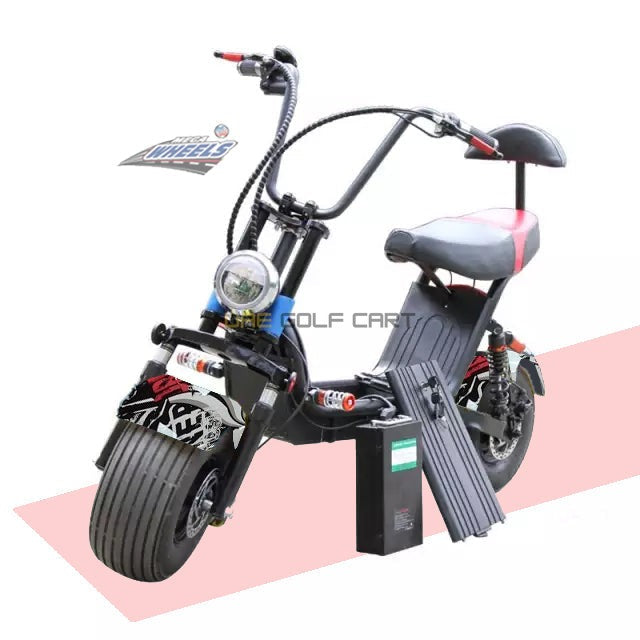 Electric Scooter Medium Fat Tire with Removable 48V 12Ah Battery 1000W Motor 30 km/h Speed - Electric Motorbikes & Mopeds - Photo 21 | UAE Golf Cart