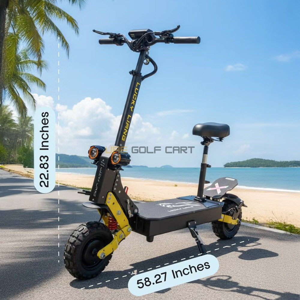 Electric Scooter Night Fury Plus 60V 33Ah Dual Motor 2000W x2 Speed 85 km/h Long Mileage - Foldable Electric Scooters - Photo 13 | UAE Golf Cart