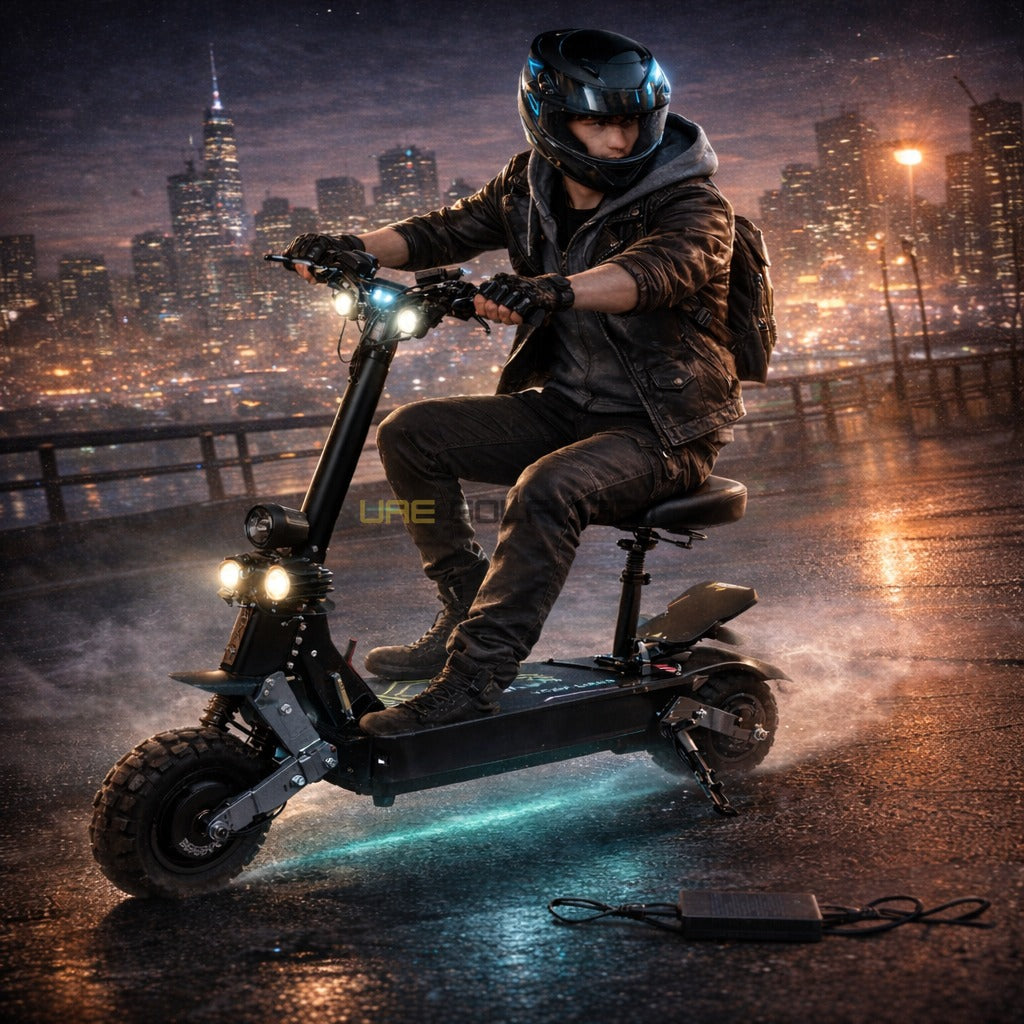 Electric Scooter Night Fury Plus 60V 33Ah Dual Motor 2000W x2 Speed 85 km/h Long Mileage - Foldable Electric Scooters - Photo 4 | UAE Golf Cart