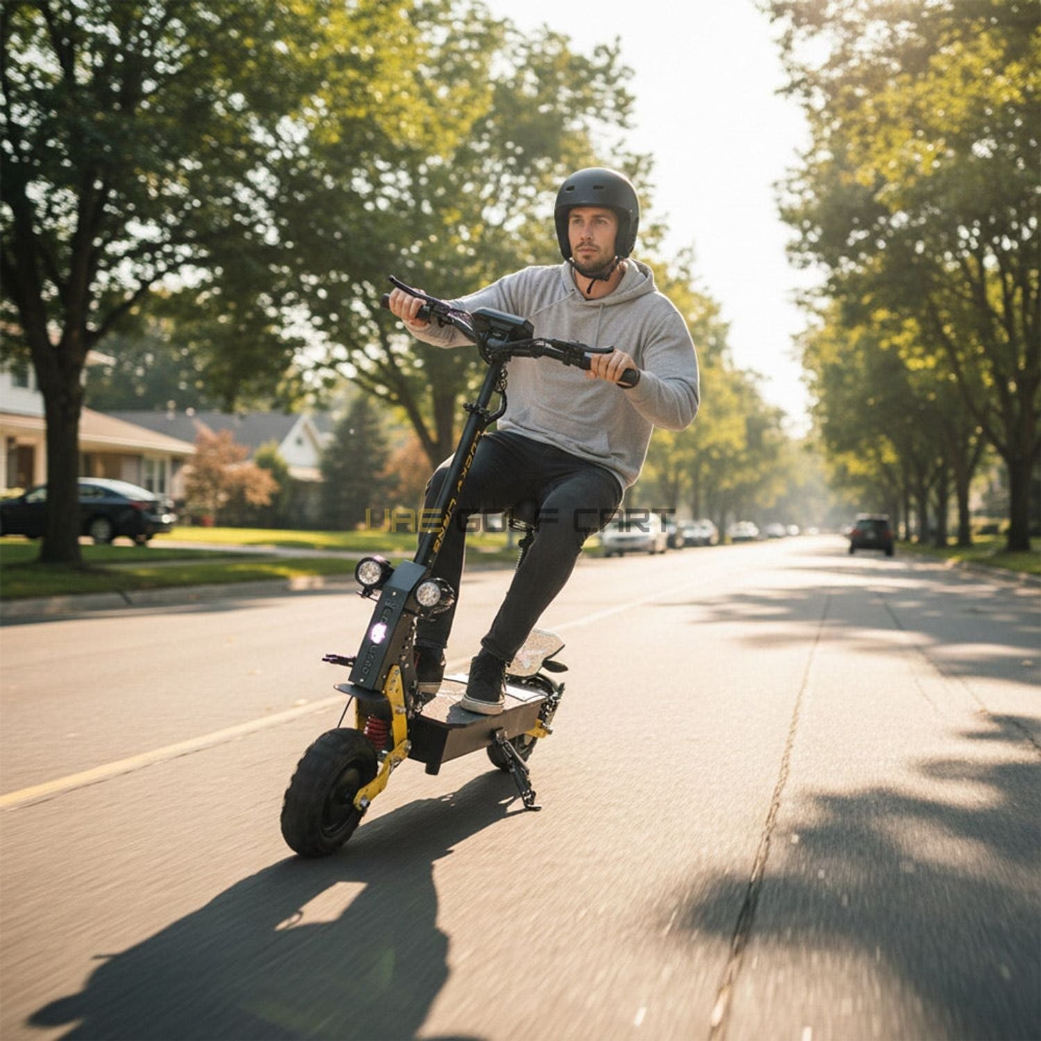 Buy Electric Scooter Night Fury Plus 60V 33Ah Dual Motor 2000W x2 Speed 85 km/h Long Mileage - Foldable Electric Scooters at UAE Golf Cart