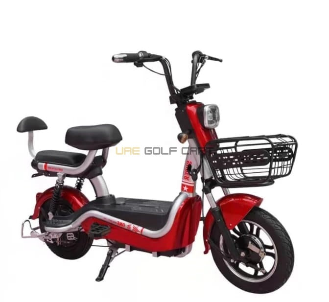 Electric Scooter with Pedal Assist, 48V Battery, 35 KM/H Speed, 2 Seats, 200 kg Capacity - Electric Bikes | UAE Golf Cart