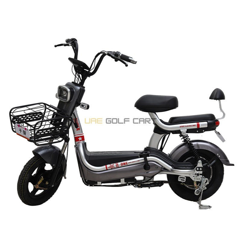 Electric Scooter with Pedal Assist, 48V Battery, 35 km/h Speed, 200 kg Capacity, 14-inch Wheels - Electric Grocery Bike - Photo 8 | UAE Golf Cart