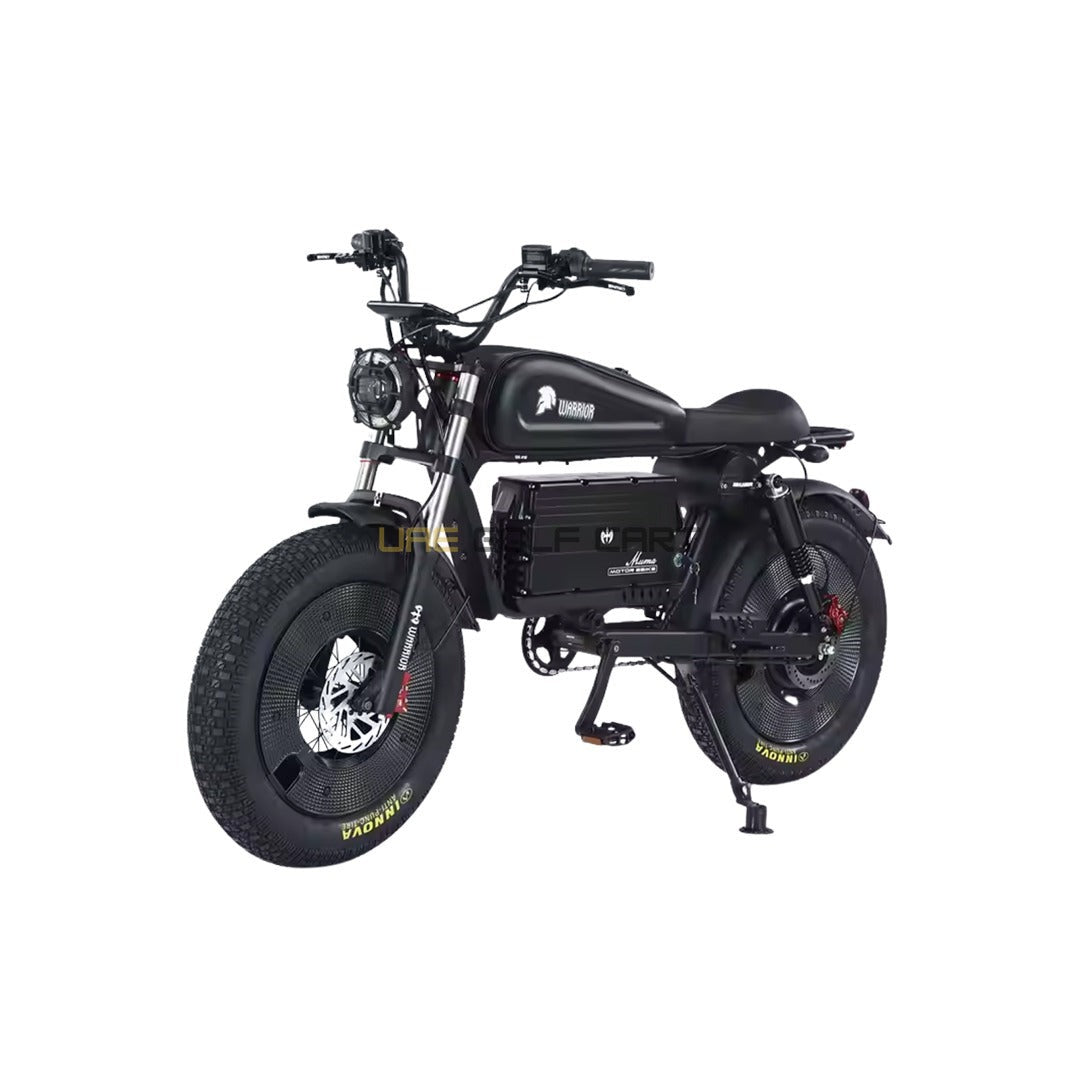 Buy Fat Harley Electric Bike 48V 1000W with Removable Battery - Electric Bikes at UAE Golf Cart