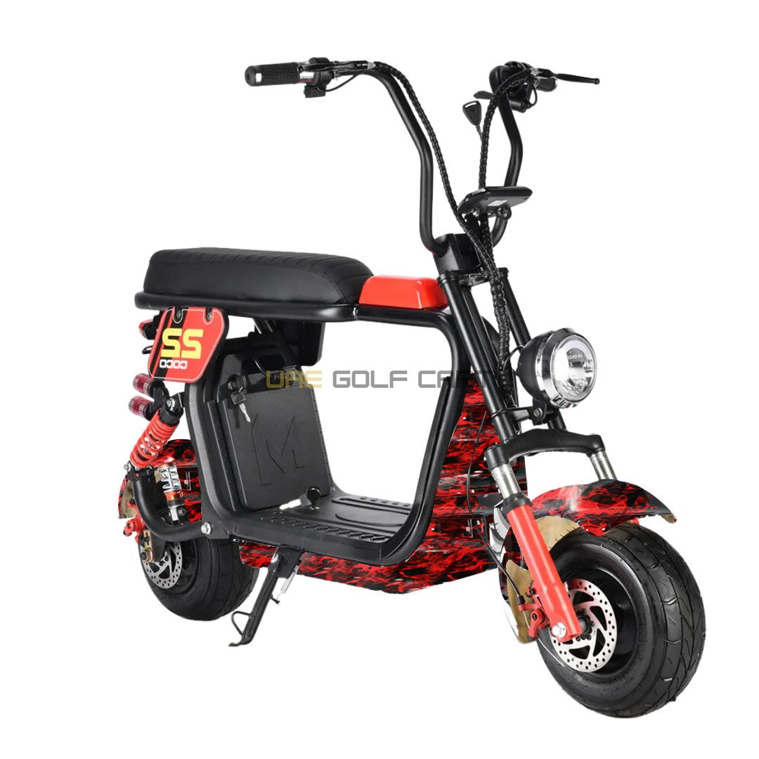 Fat Tire 48V 12Ah Electric Scooter with 1000W Motor and Dual Battery - Electric Motorbikes & Mopeds - Photo 11 | UAE Golf Cart