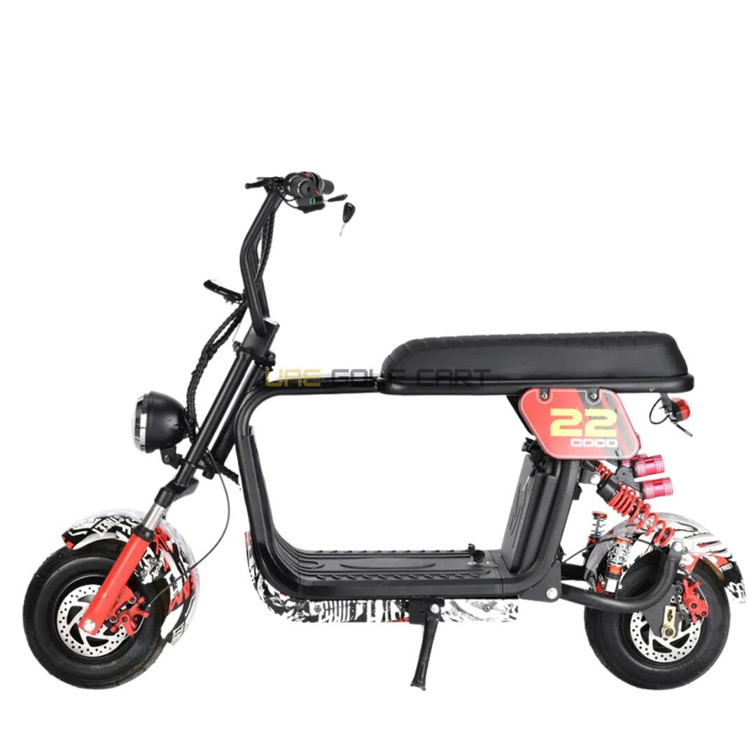 Fat Tire 48V 12Ah Electric Scooter with 1000W Motor and Dual Battery - Electric Motorbikes & Mopeds - Photo 5 | UAE Golf Cart