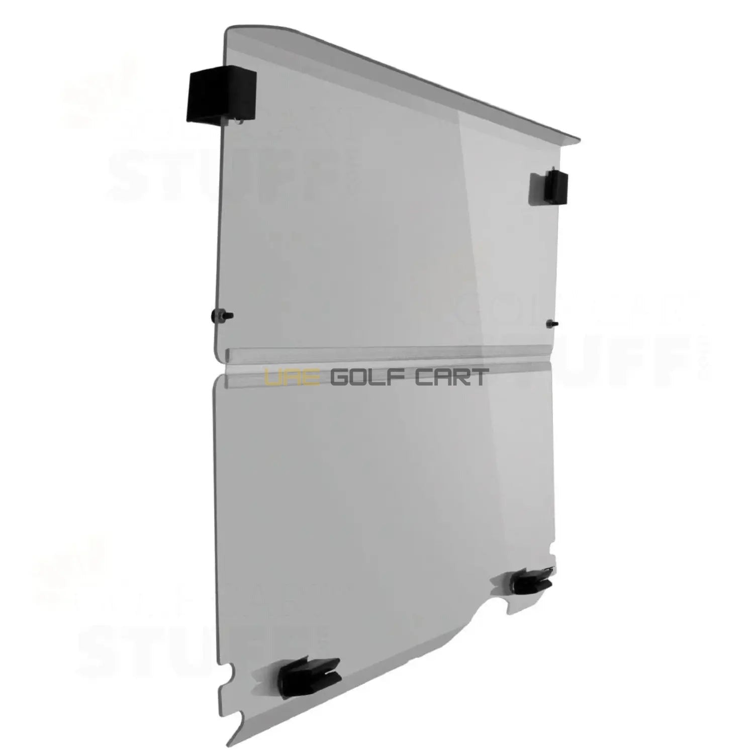 Fold Down Golf Cart Windshield 5mm Thick Impact Resistant Universal Fit - View 3
