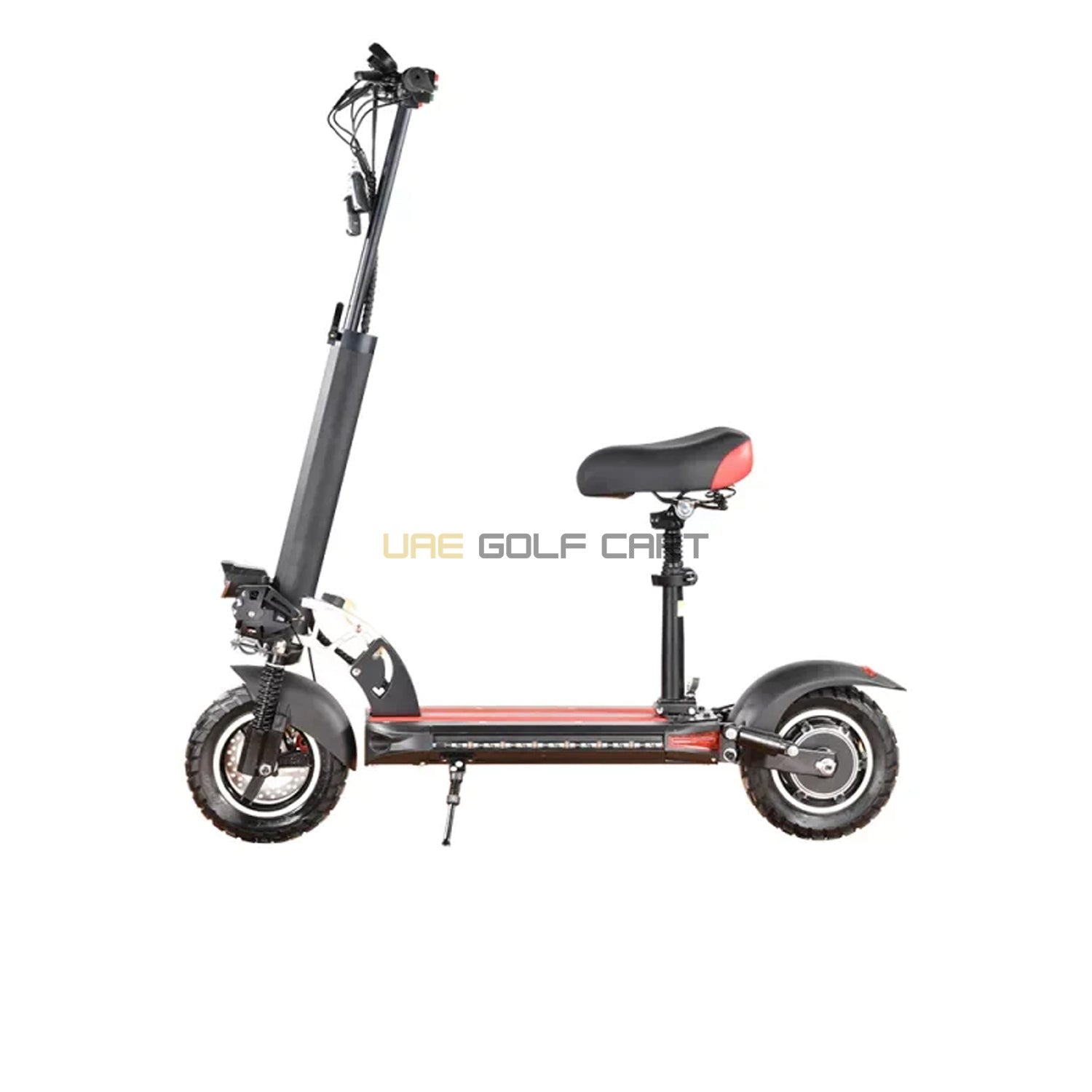 Foldable 48V 1200W LED Electric Scooter with Seat, 10Ah Battery, 65 km/h Max Speed, Double Disc Brakes - Foldable Electric Scooters - Photo 5 | UAE Golf Cart