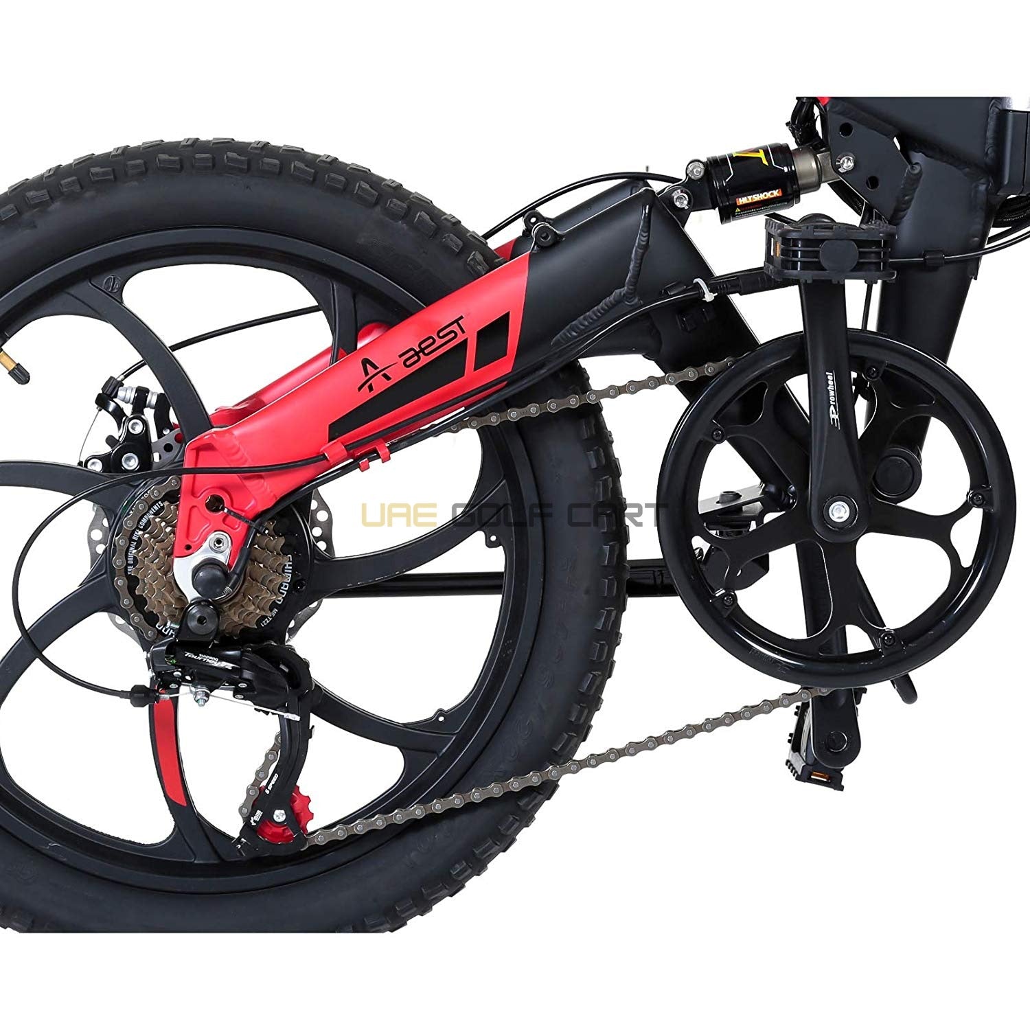 Foldable Aluminum Electric Bike 48V 250W 20inch 8Ah Battery - Electric Bikes - Photo 9 | UAE Golf Cart