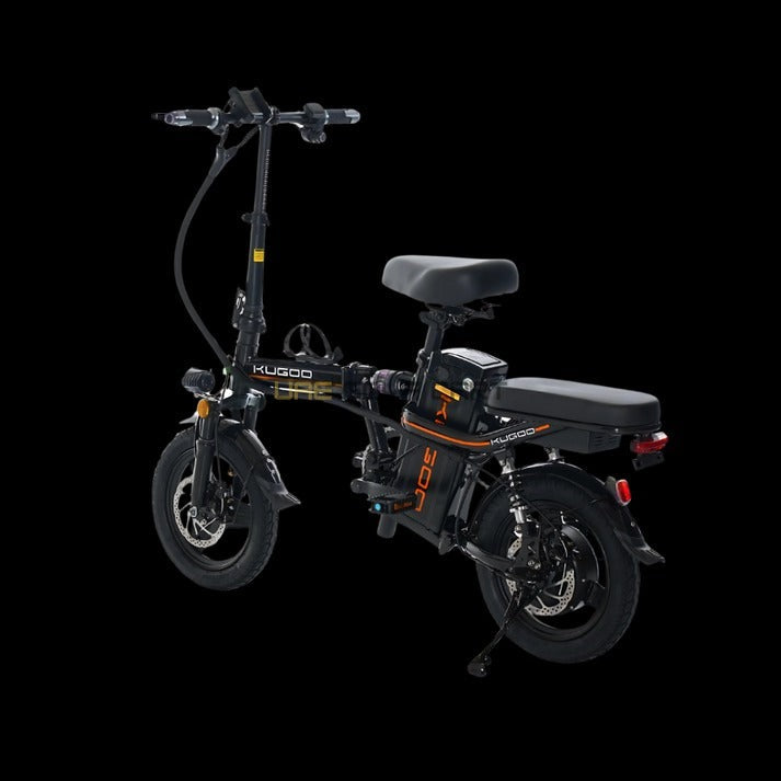 Foldable City Electric Bike 800W 48V 13Ah Removable Battery 14" Tires - Electric Bikes - Close Up | UAE Golf Cart