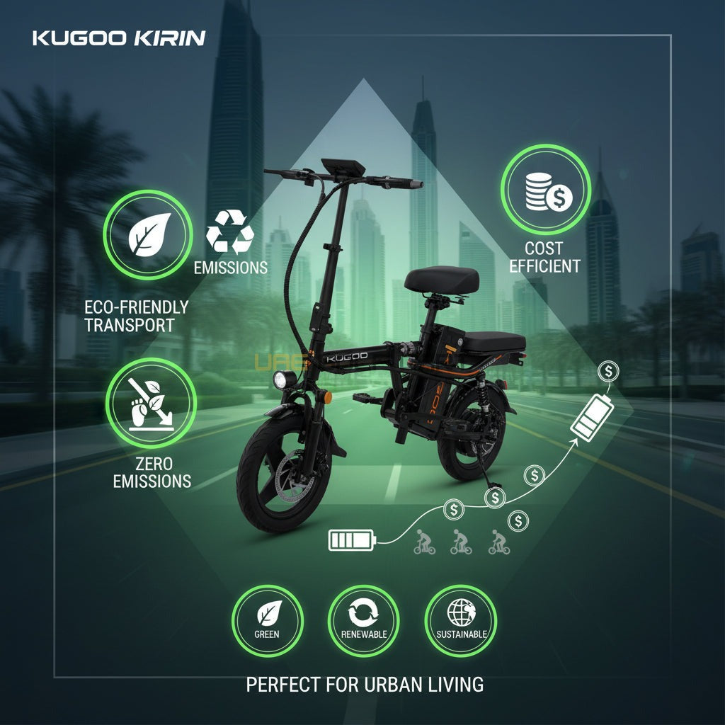 Foldable City Electric Bike 800W 48V 13Ah Removable Battery 35km/h Top Speed - Foldable Electric Scooters - Photo 8 | UAE Golf Cart