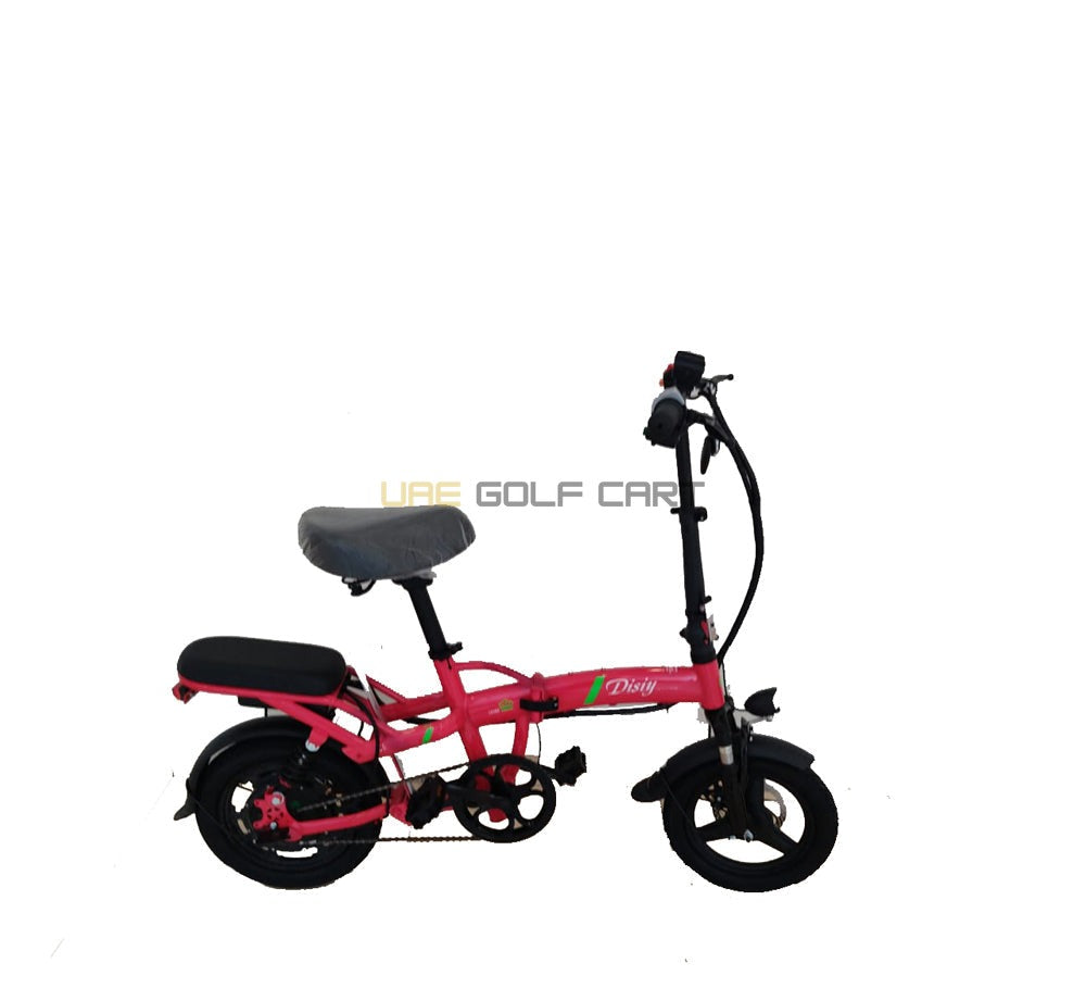 Foldable Electric Bicycle 2 Seater 48V 350W Detachable Battery 40km Range - Electric Bikes | UAE Golf Cart
