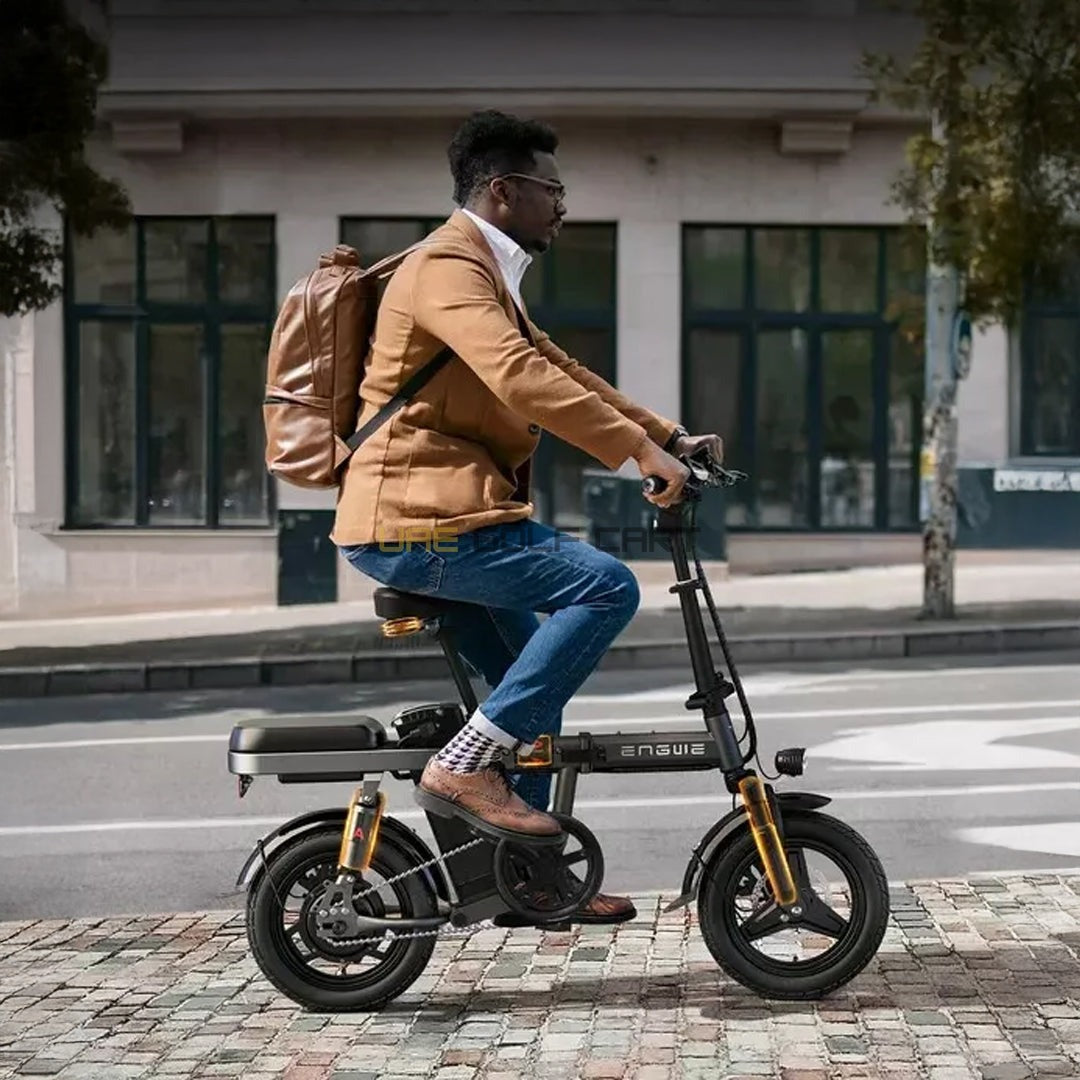 Foldable Electric Bike 250W Motor 48V10Ah Battery 14-inch Tires 20-25 km/h Speed 100 kg Capacity - Electric Bikes - Photo 8 | UAE Golf Cart