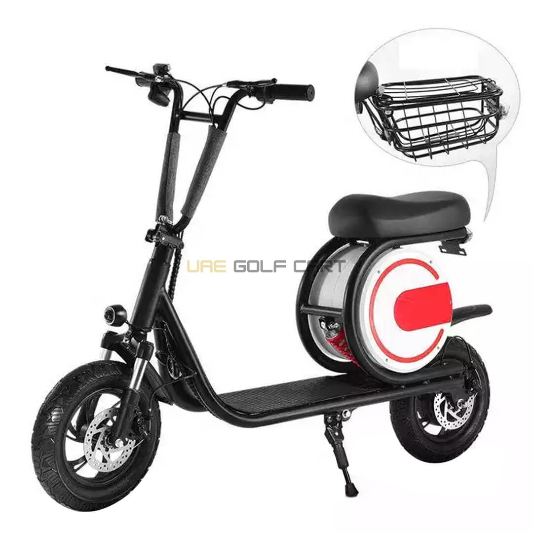 Foldable Electric Bike 350W Brushless Motor 25 km/h Top Speed 15 Mile Range 100 kg Load Capacity 34.5 lbs Weight - Electric Grocery Bike - Photo 7 | UAE Golf Cart