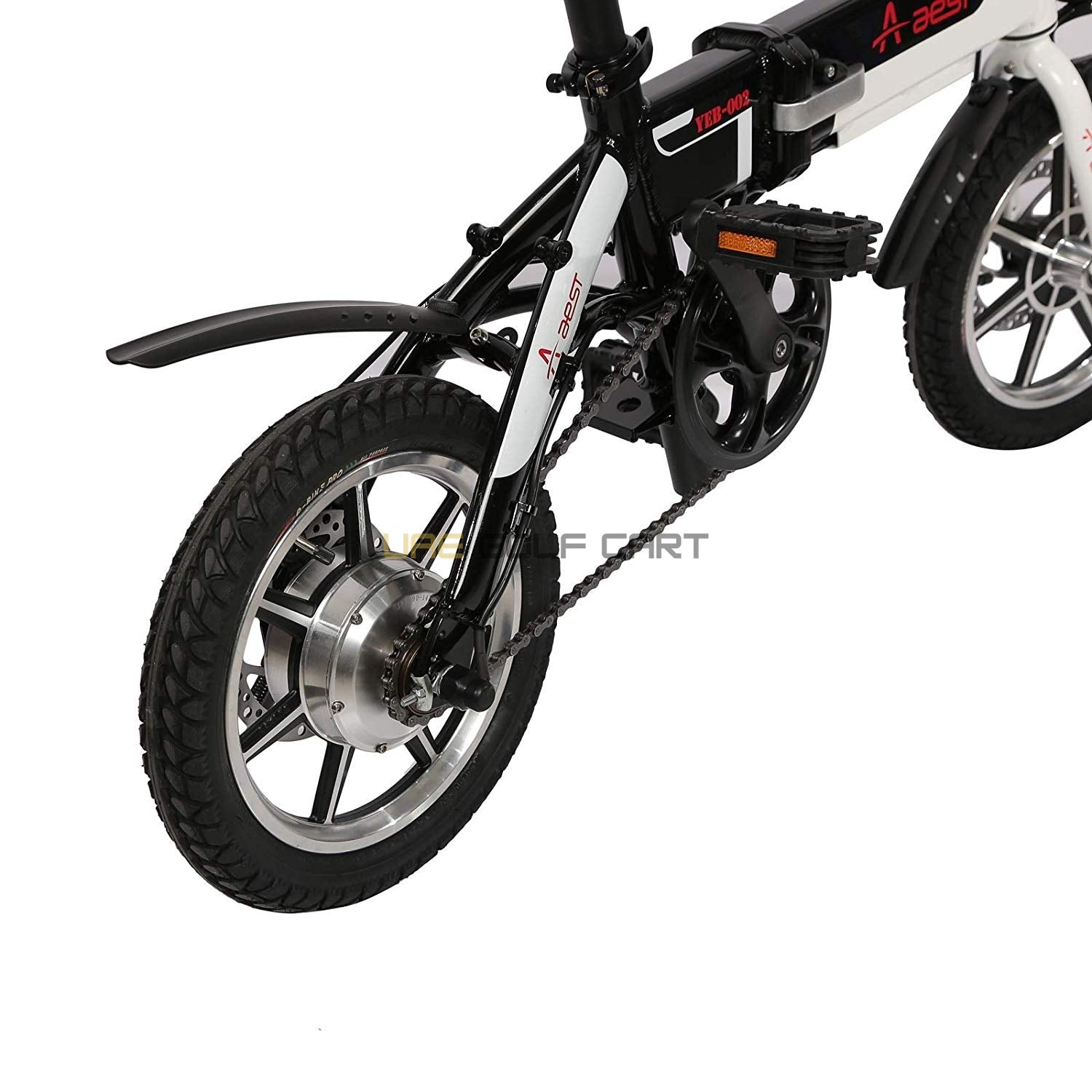 Foldable Electric Bike 36V 250W with Pedal Assist, 14 inch Wheels, Aluminum Frame, 100kg Load, 35mph Speed, 35km Range - Electric Bikes - Photo 11 | UAE Golf Cart