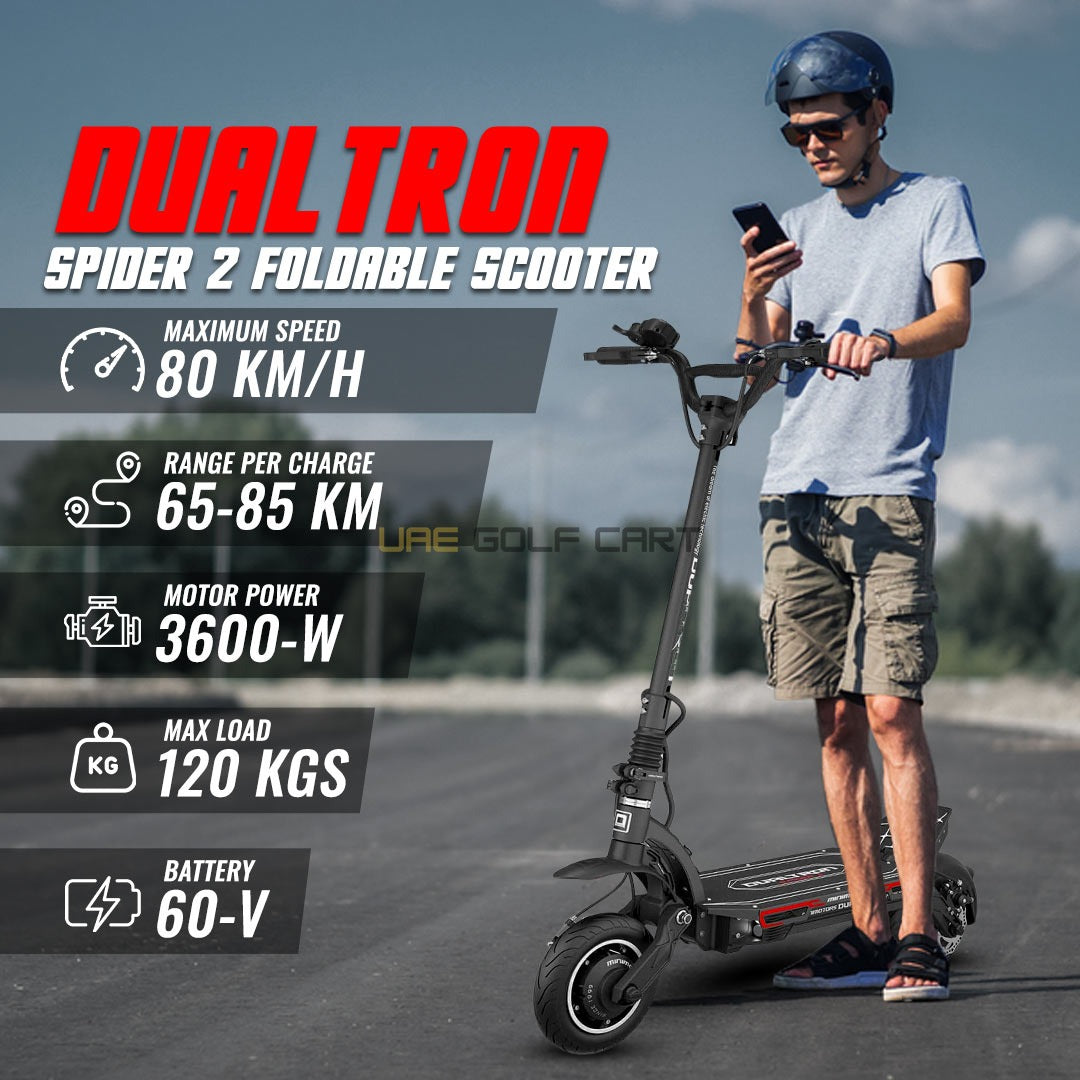 Foldable Electric Scooter 60V 24Ah-80 km/h 120 kg Load - Foldable Electric Scooters - Photo 5 | UAE Golf Cart