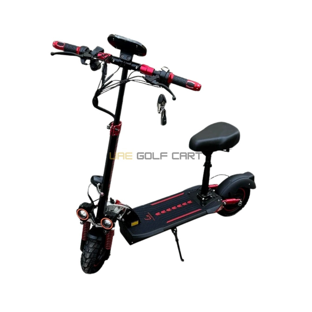 Foldable Electric Scooter for Adults 2000W 48V 13Ah Battery - Foldable Electric Scooters - Close Up | UAE Golf Cart