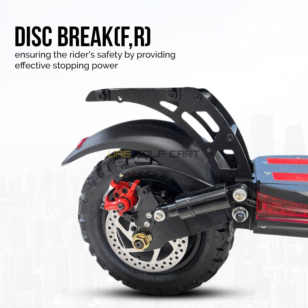 Foldable Electric Scooter King Pro 2 Dual Motor 3000W 48V 18Ah - Foldable Electric Scooters - Photo 8 | UAE Golf Cart