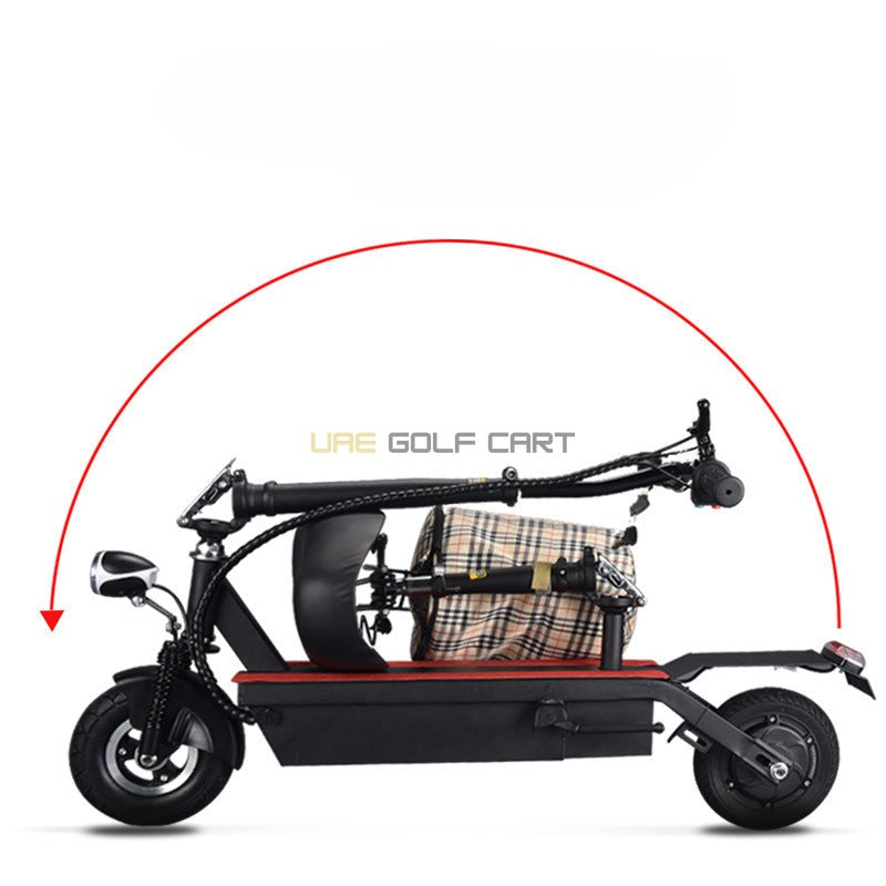 Foldable Electric Scooter with Seat, 250W Motor, 24V 10Ah Battery, 20 km/h Max Speed, 8 inch Wheels, 70 kg Load Capacity - Foldable Electric Scooters - Photo 4 | UAE Golf Cart