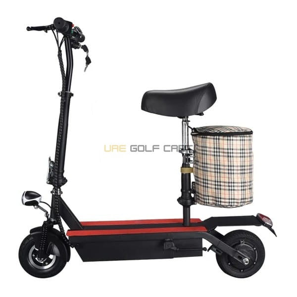 Buy Foldable Electric Scooter with Seat, 250W Motor, 24V 10Ah Battery, 20 km/h Max Speed, 8 inch Wheels, 70 kg Load Capacity - Foldable Electric Scooters at UAE Golf Cart