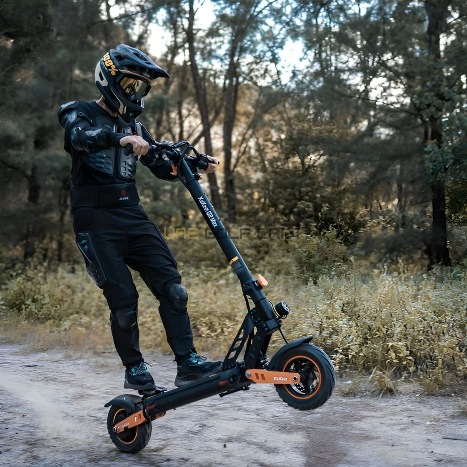Buy Foldable Off‑Road Electric Scooter 1000W 55 km/h 48V 20Ah Battery for Adults - Foldable Electric Scooters at UAE Golf Cart