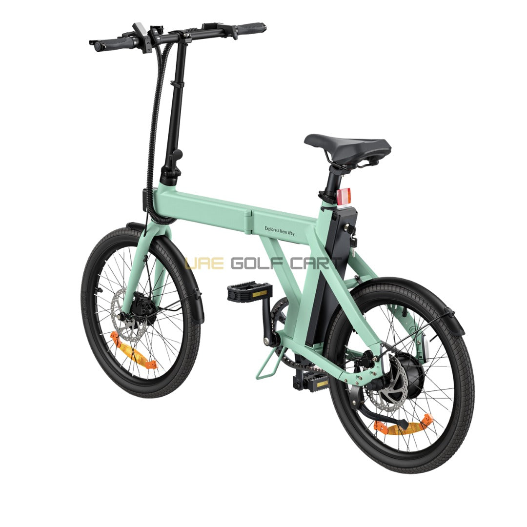 Folding Electric Bike with Torque Sensor, Belt Drive, 250W Motor, 36V 9.6Ah Battery, 100 km Range, 18.5 kg, 120 kg Payload - Electric Bikes - Photo 11 | UAE Golf Cart
