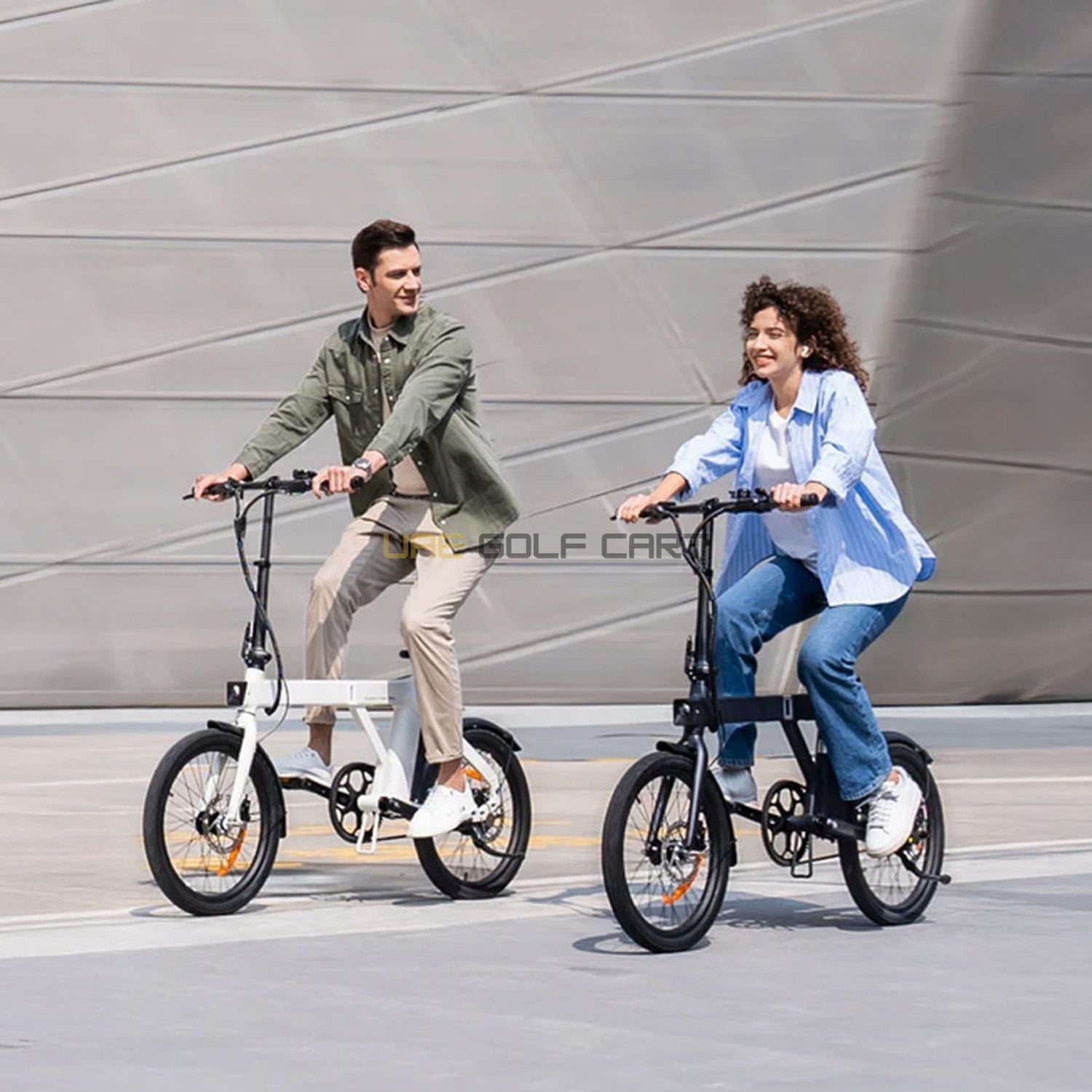 Buy Folding Electric Bike with Torque Sensor, Belt Drive, 250W Motor, 36V 9.6Ah Battery, 100 km Range, 18.5 kg, 120 kg Payload - Electric Bikes at UAE Golf Cart