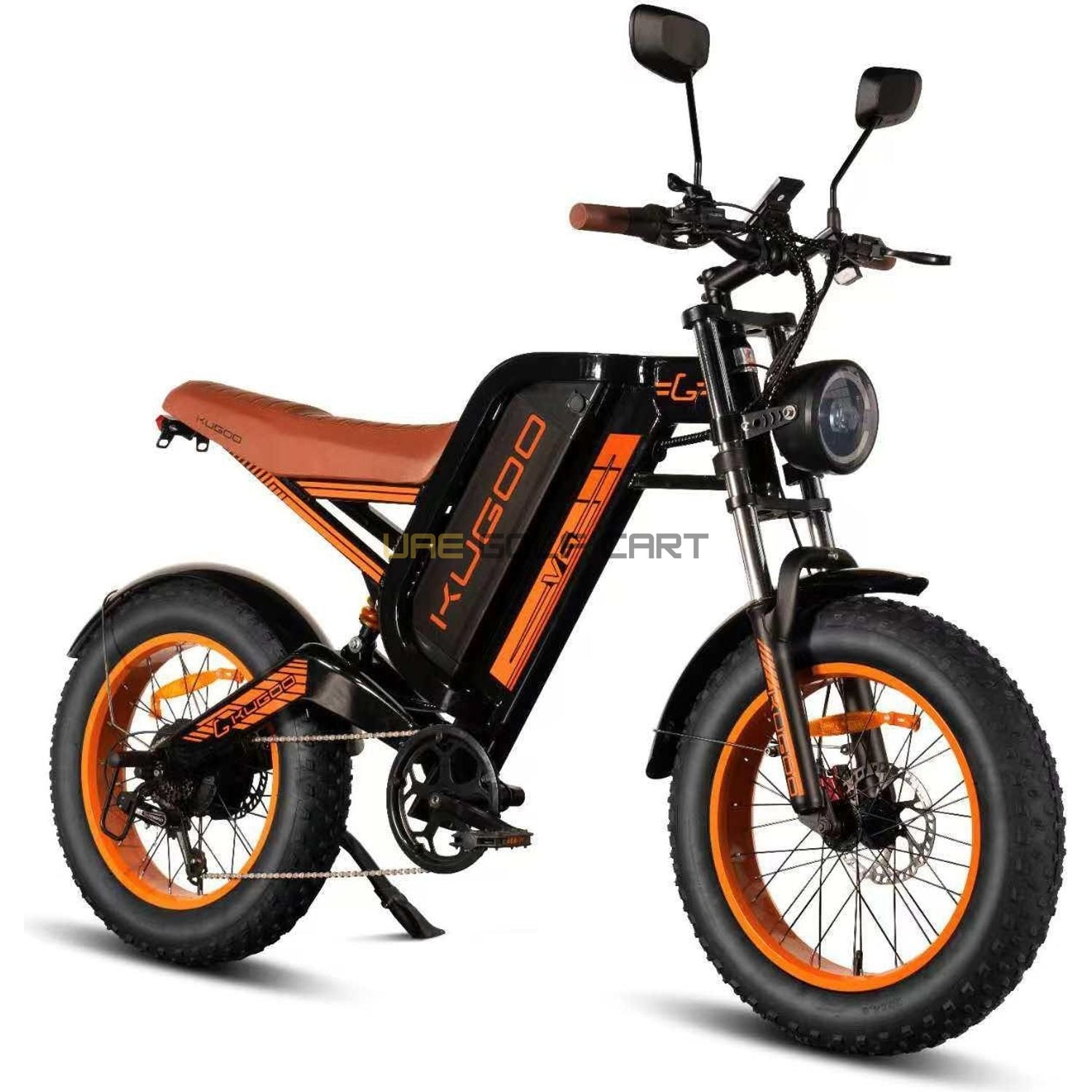 Buy Harley Style Fat Tire Electric Bike with Removable 48V Lithium Battery and 1000W Dual Motor - Electric Bikes at UAE Golf Cart