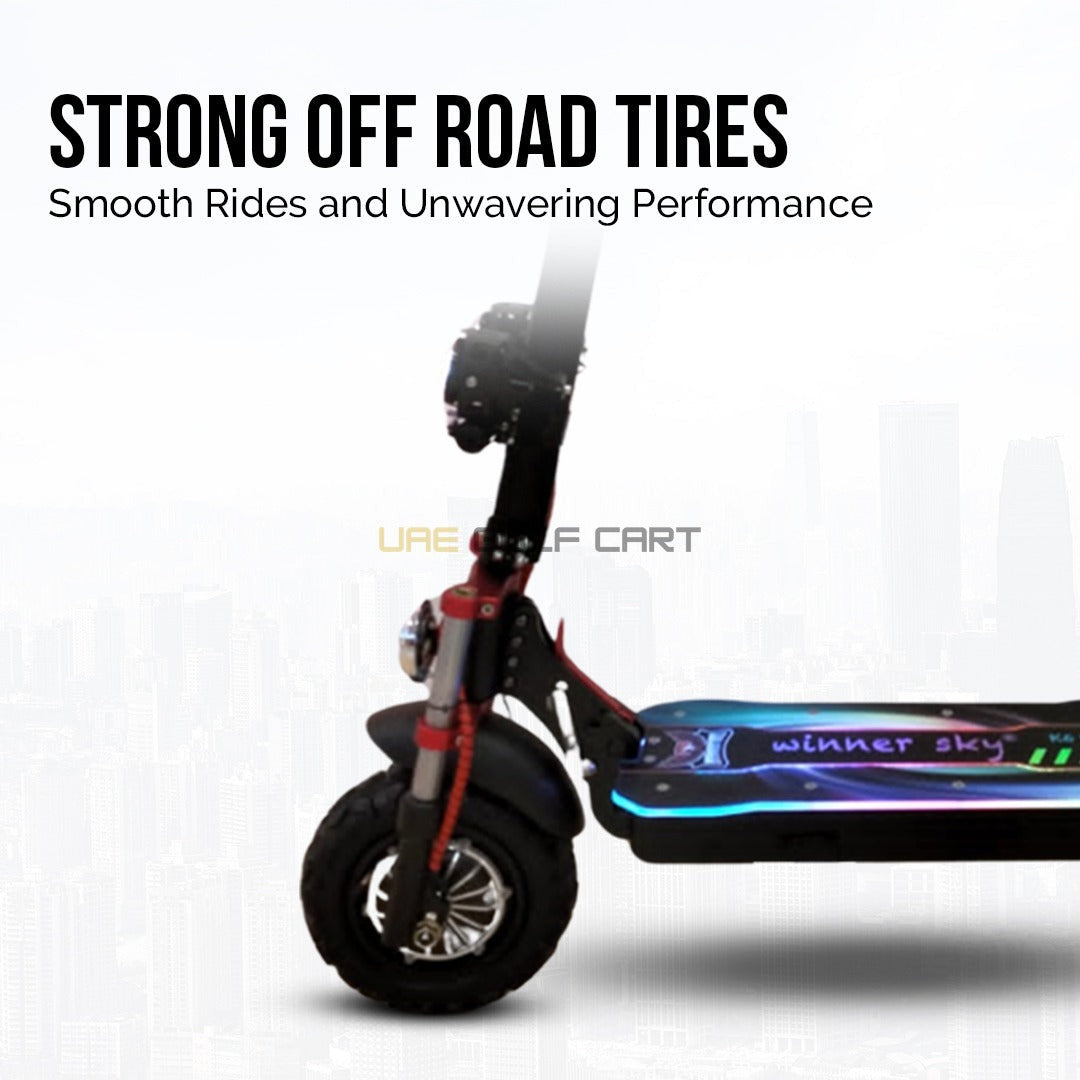 K6 Pro Foldable Electric Scooter 4000W Dual Motor 48V 15Ah - Foldable Electric Scooters - Photo 11 | UAE Golf Cart