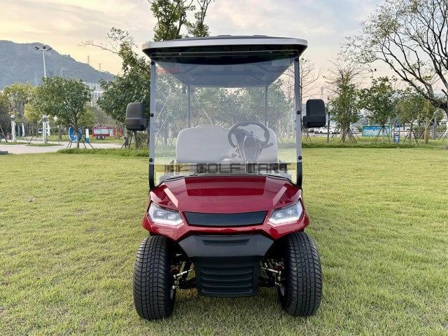 Luxury 6 Passenger Electric Golf Cart with 6 Forward Facing Seats and AC Motor - Normal Golf Carts - 6 Seater - Close Up | UAE Golf Cart