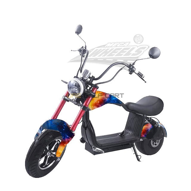 Mini Coco City Chopper 48V 1000W Electric Scooter with Seat, Fat Tires, 30 MPH, 150kg Load, 35km Range - Electric Motorbikes & Mopeds - Photo 7 | UAE Golf Cart