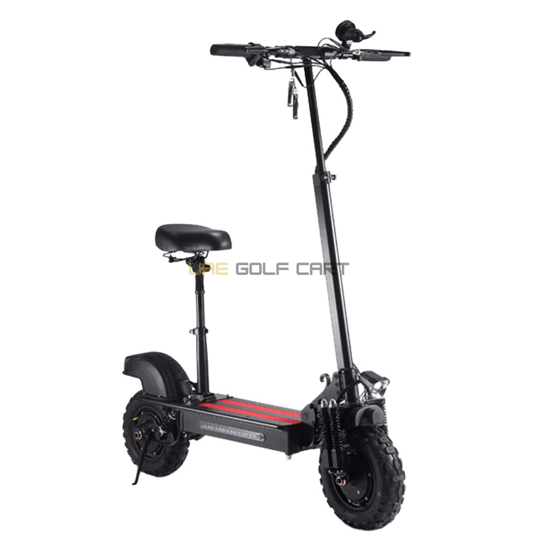 Off Road Dual Motor Electric Scooter 6000W 48V 15Ah 70km/h Max Speed 11" Tires Full Suspension - Foldable Electric Scooters - Photo 11 | UAE Golf Cart
